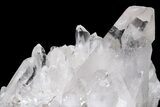 Clear Quartz Crystal Cluster - Brazil #237845-2